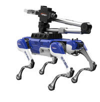 Explosive four legged robotic dog