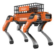 সহায়ক পরিবহন চতুষ্কোণ রোবট কুকুর রোবট নেটওয়ার্কযুক্ত ক্লাউড প্ল্যাটফর্মে প্রবেশাধিকার