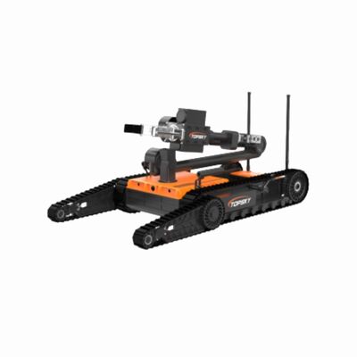 ৭ ডিগ্রি ফ্রিডম রোবোটিক আর্ম এবং ৪৫ ডিগ্রি ঢাল আরোহণের ক্ষমতা সহ হালকা বিস্ফোরক অস্ত্র অপসারণ রোবট